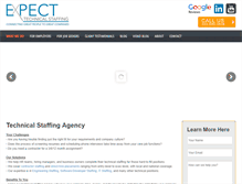 Tablet Screenshot of expectllc.com